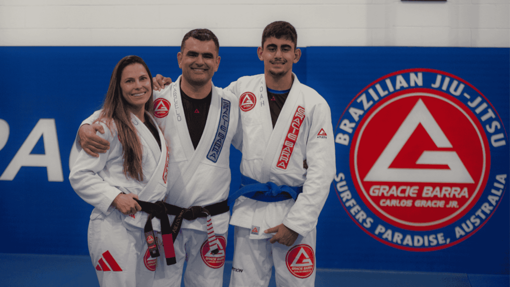 Professor Marcelo and family from Gracie Barra Sydney at Training Day QLD 2025
