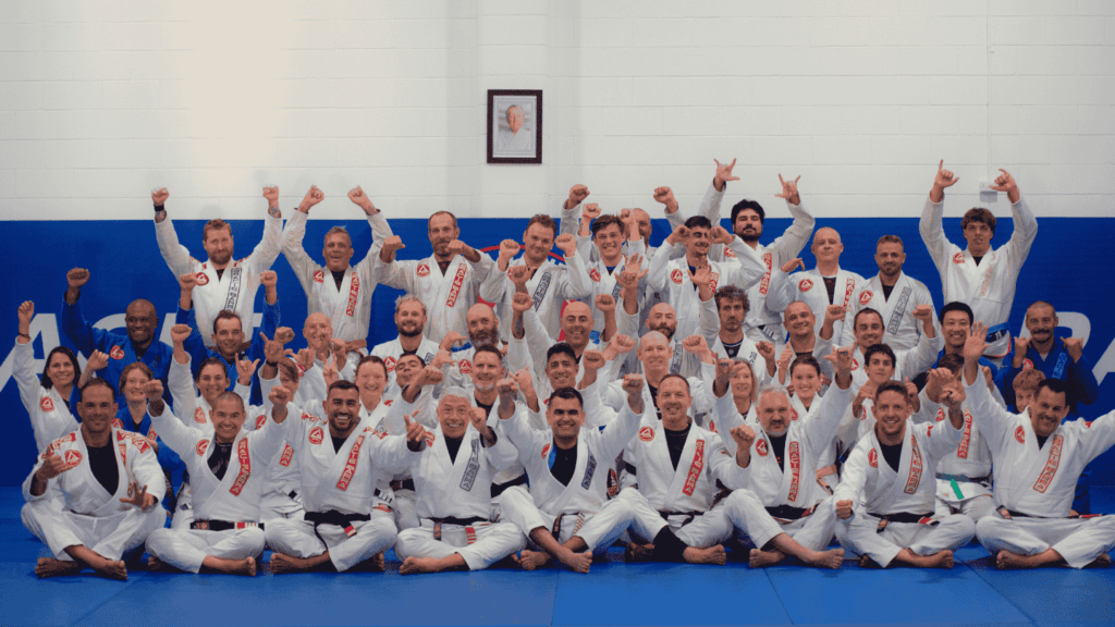 Gracie Barra Headquarters Sydney and GB Oceania team celebrating Training Day QLD 2025 in Surfers Paradise