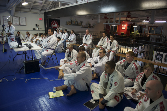 Professors, instructors and staff members who attended were joined by mates from all over the world via the internet