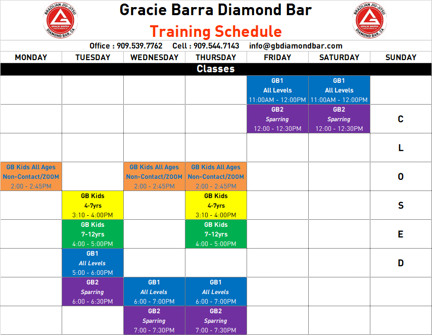 Gracie Barra Brazilian Jiu-Jitsu Martial Arts in Diamond Bar, CA