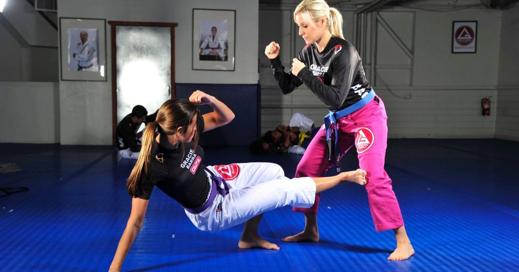 Women train in self-defense at Gracie Barra in Nashville, TN