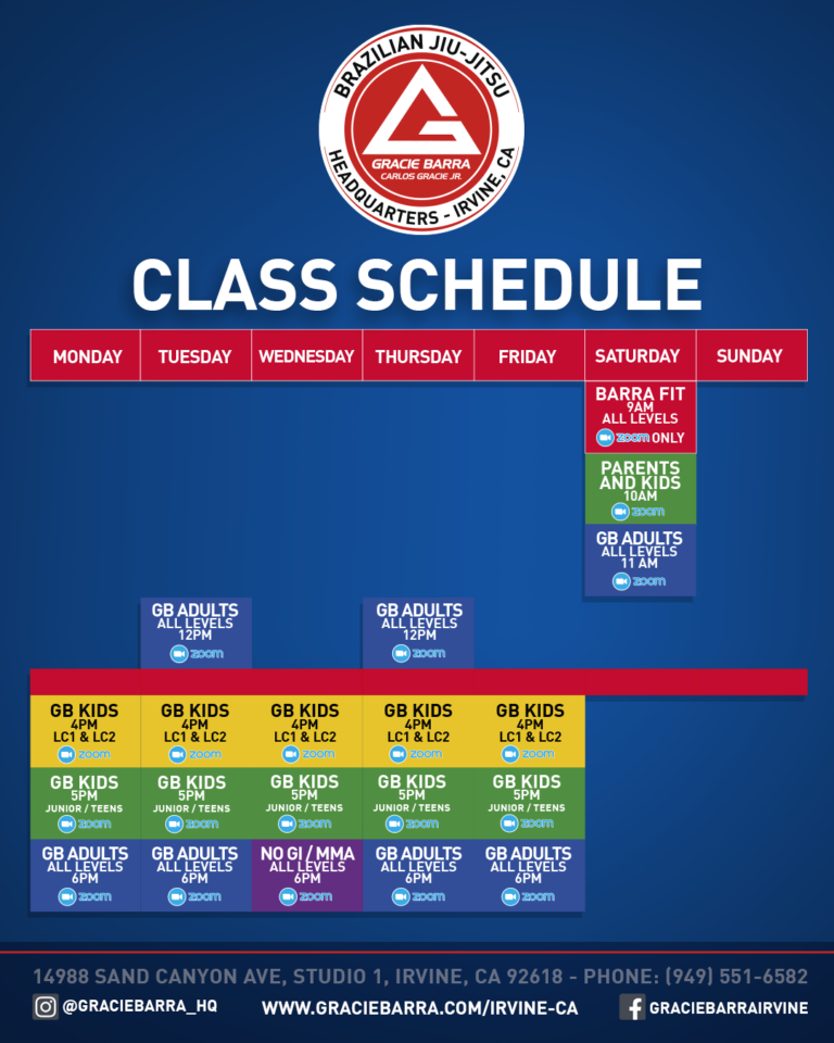 gb-irvine-schedule-20200616 - Gracie Barra Irvine | Gracie Barra Irvine