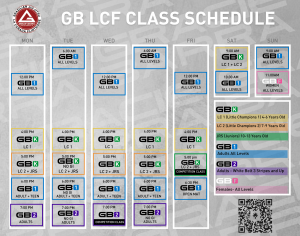 Class Schedule Summer 2023