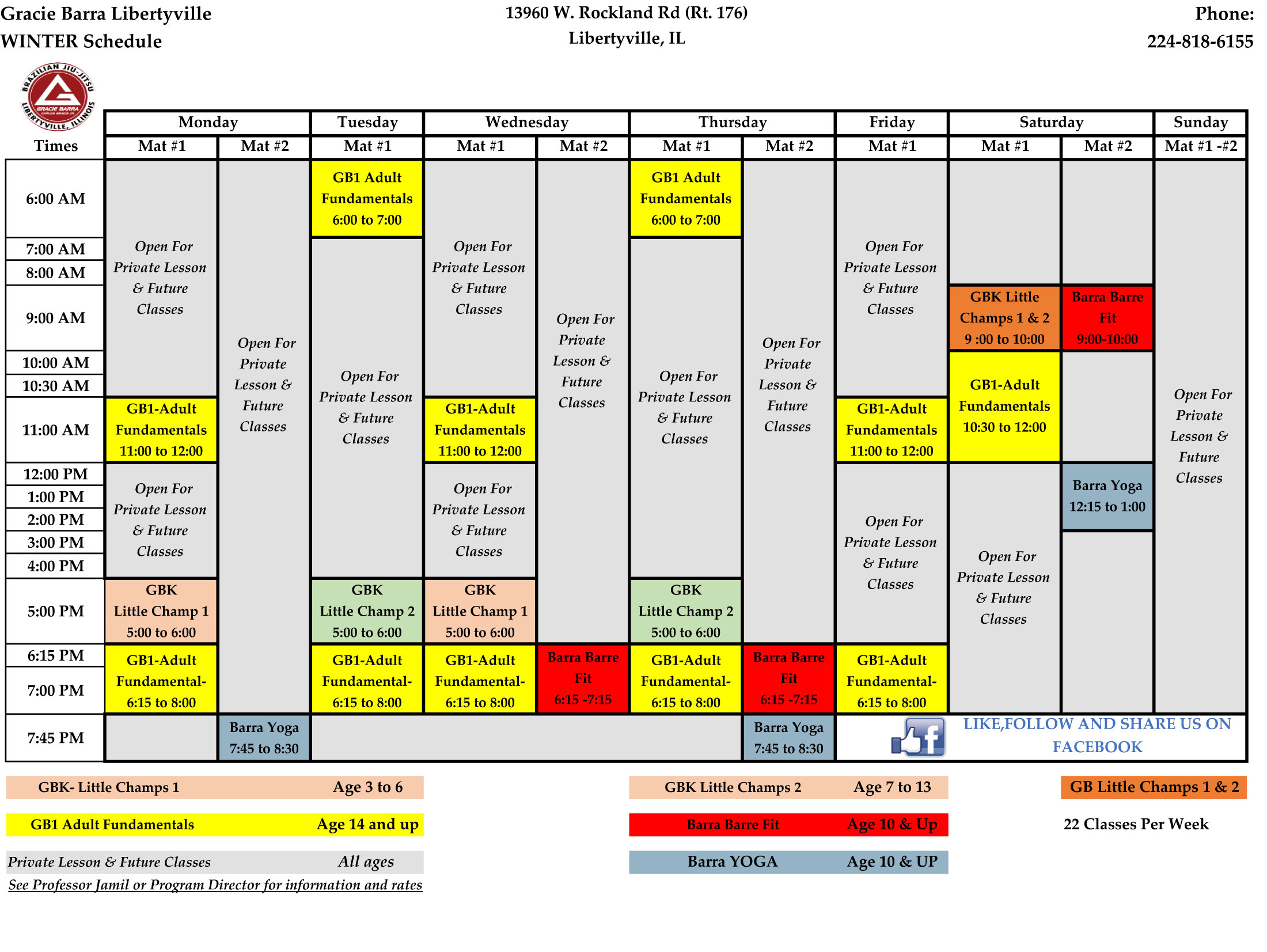 GBL-New-Schedule-DRAFT_1-17-19 - Gracie Barra Libertyville | Gracie