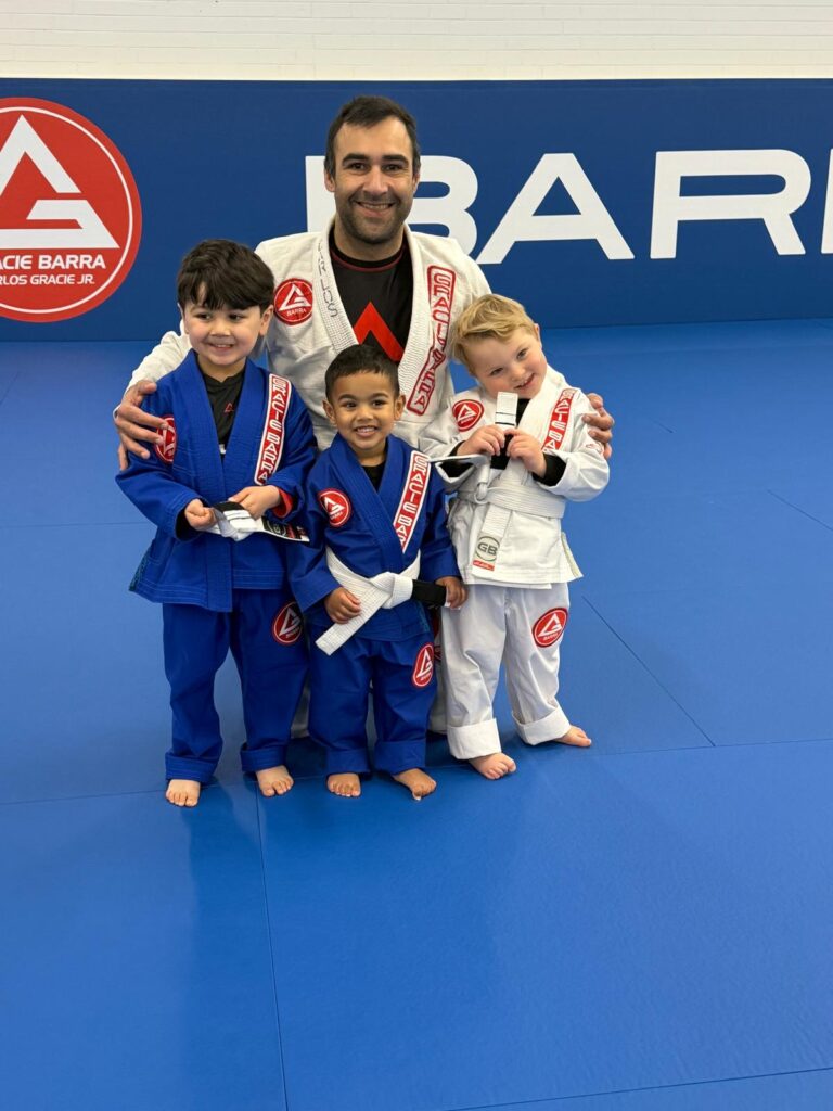 Kids Brazilian Jiu-Jitsu class at Gracie Barra Artarmon on Sydney's North Shore