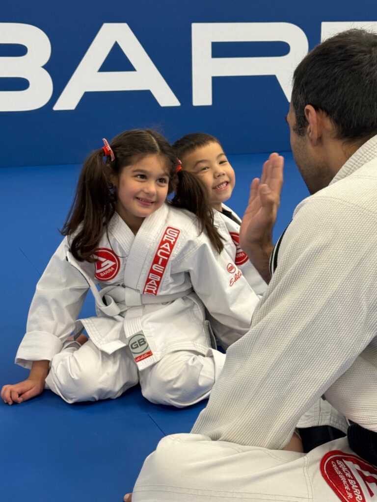 Kids Brazilian Jiu-Jitsu class at Gracie Barra Artarmon