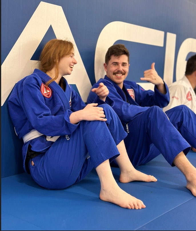 Adults training Brazilian Jiu-Jitsu at Gracie Barra Artarmon on Sydney’s North Shore