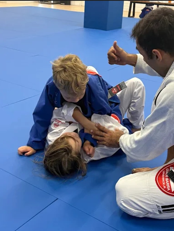 Kids Brazilian Jiu-Jitsu class improving focus Artarmon