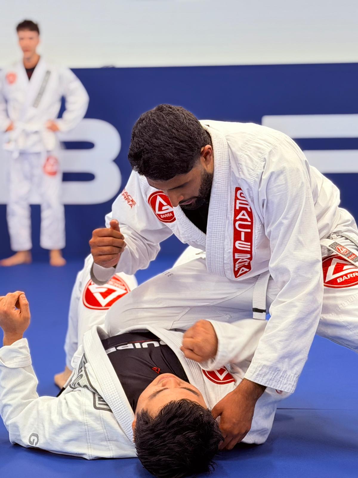 Adult BJJ students training at Gracie Barra Artarmon in Sydney