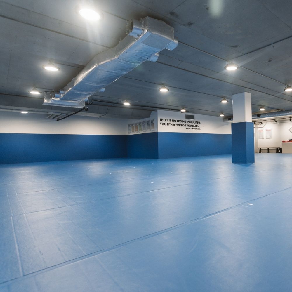 Brazilian Jiu-Jitsu mats at Gracie Barra Charlestown near Newcastle