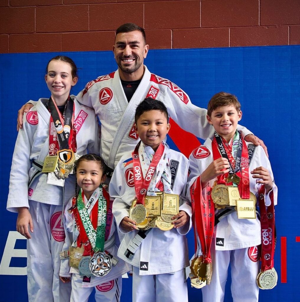 World Class Brazilian Jiu-Jitsu Gold Coast Kids Comp Gold winners