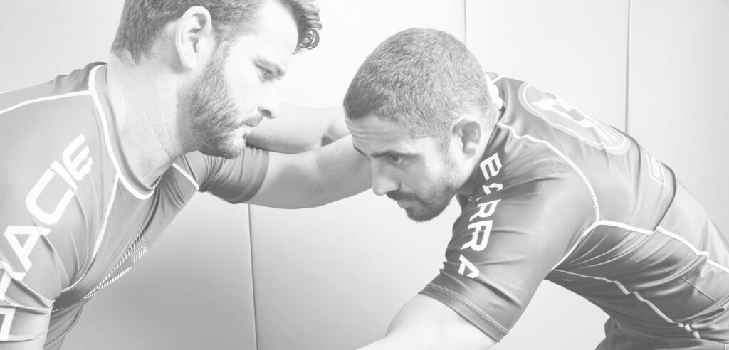 Two men in Gracie Barra gear