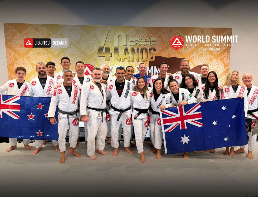 Gracie Barra Oceania team representing Australia and New Zealand at the World Summit 2026 in Rio de Janeiro, Brazil