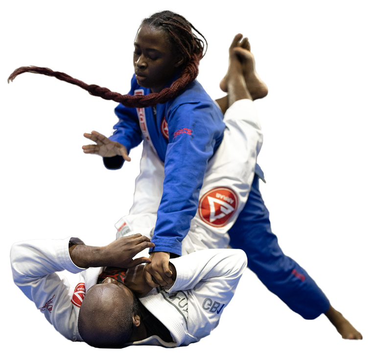 Gracie Barra students performing Jiu-Jitsu