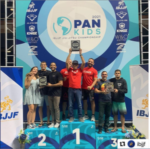 Gracie Barra Wins The 2021 IBJJF Kids Pan Americans Tournament For The Third Year In A Row.