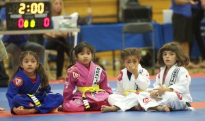 GB girls wait for their matches