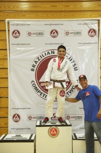 Rodrigo Augusto poses with Nelson Monteiro 