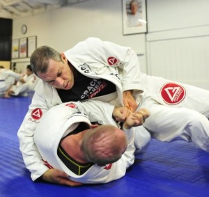 Jiu-Jitsu master Carlos Gracie training