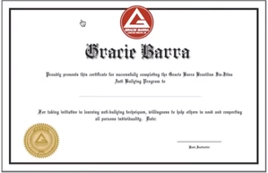 GB no bullying certificate