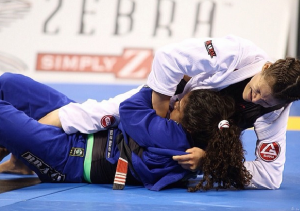 Ana Laura during the Medium Heavyweight final of World Cup 2014 (IBJJF).