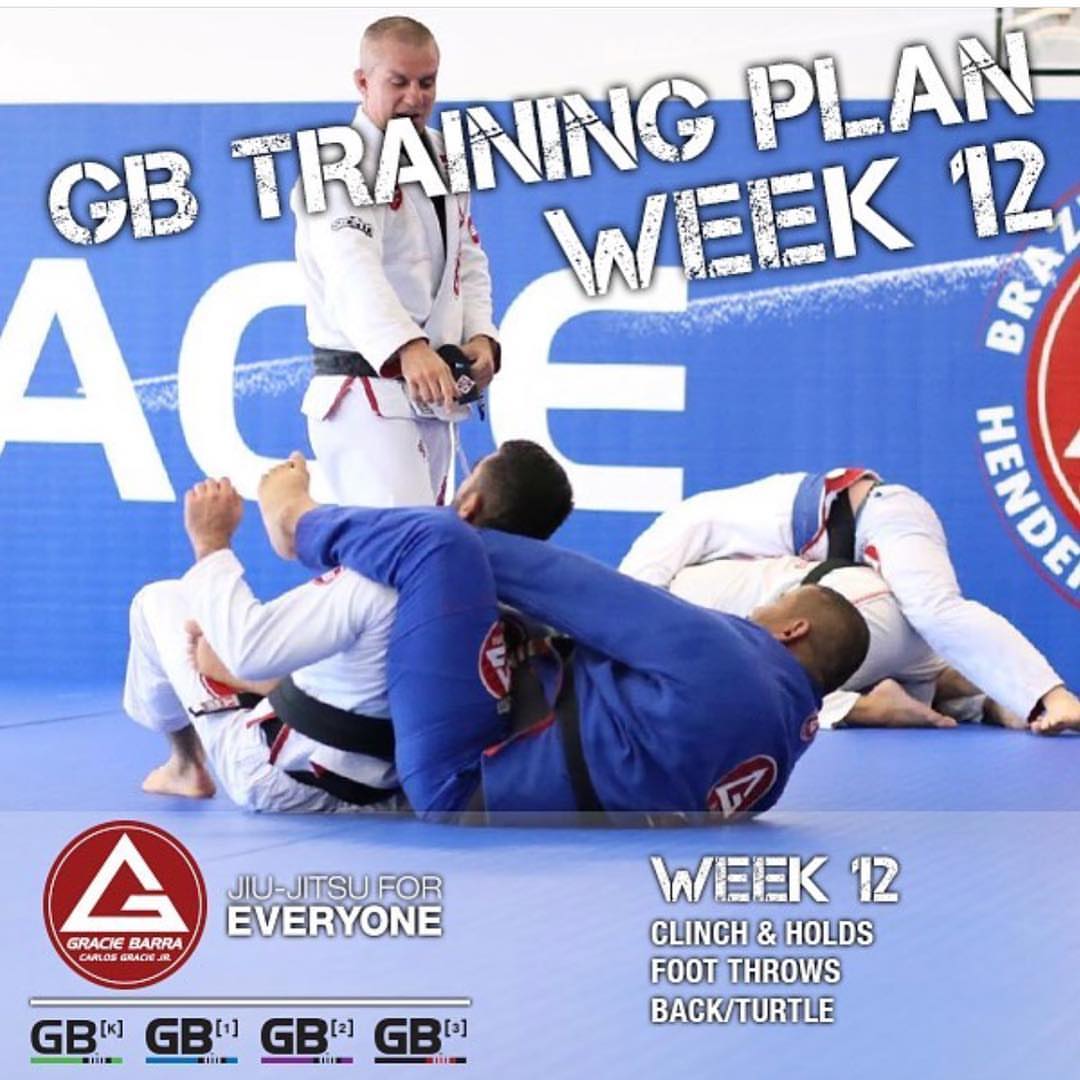 GB Training Plan - Week 12 - Gracie Barra